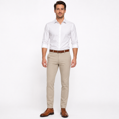 3-Pack Mens Flex Stretch Slim Fit Dress Pants